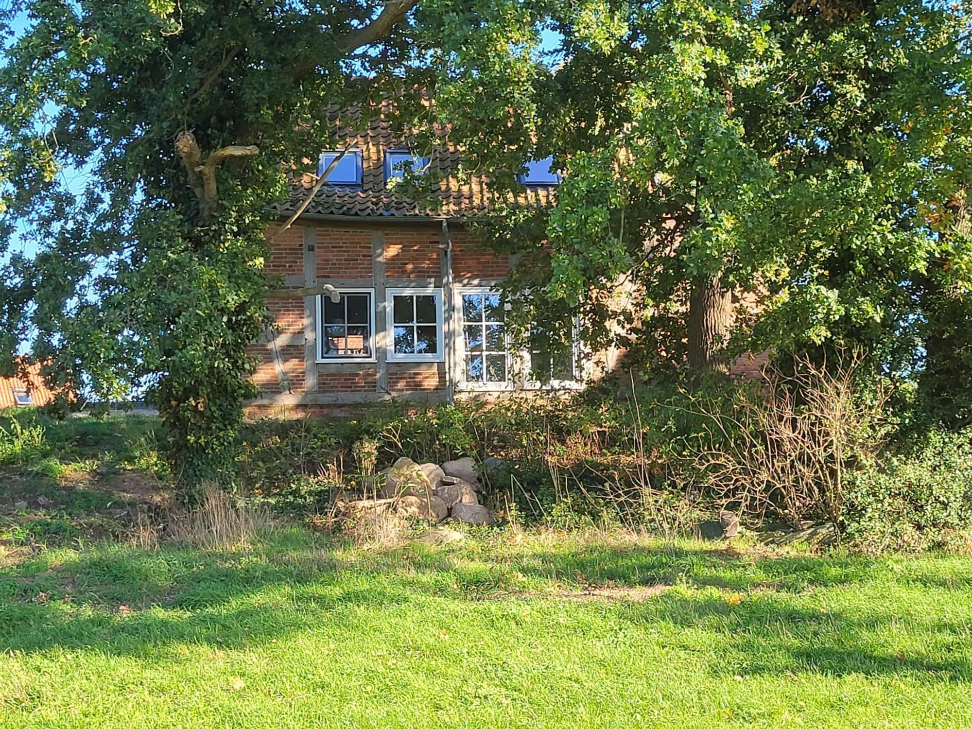Altes Backhaus Bauernhof Vogel Rohrsen Exterior foto
