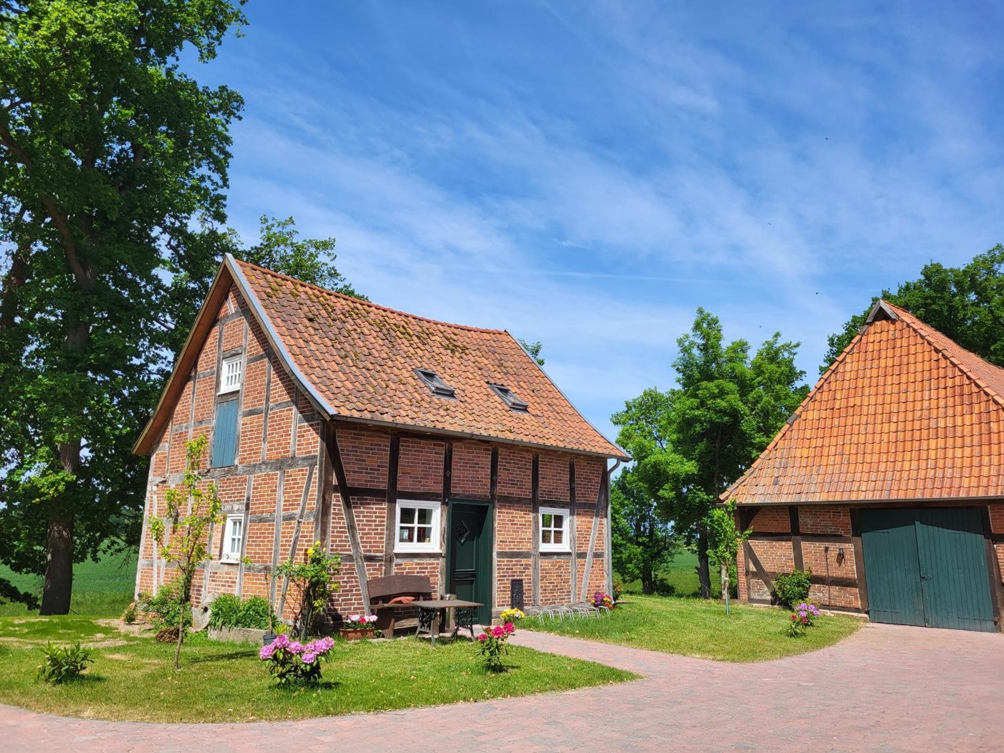 Altes Backhaus Bauernhof Vogel Rohrsen Exterior foto